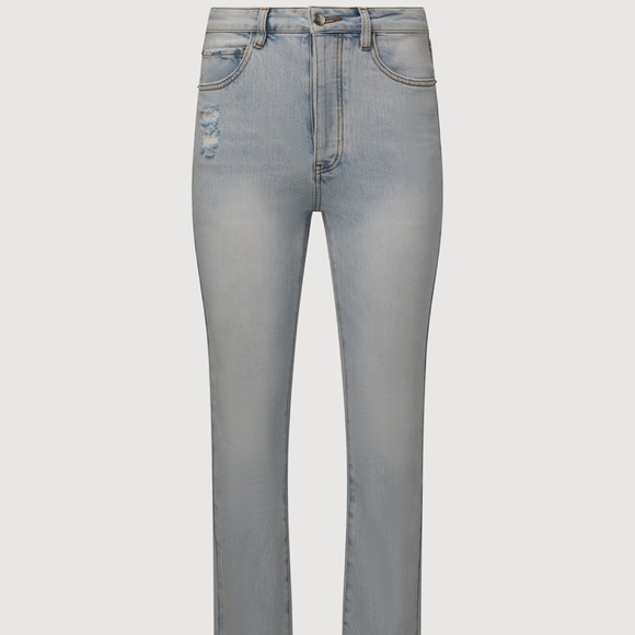 Light Wash High rise Distressed Jeans by Rachel Parcell - Picture 2 of 7